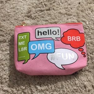 Travel size makeup bag